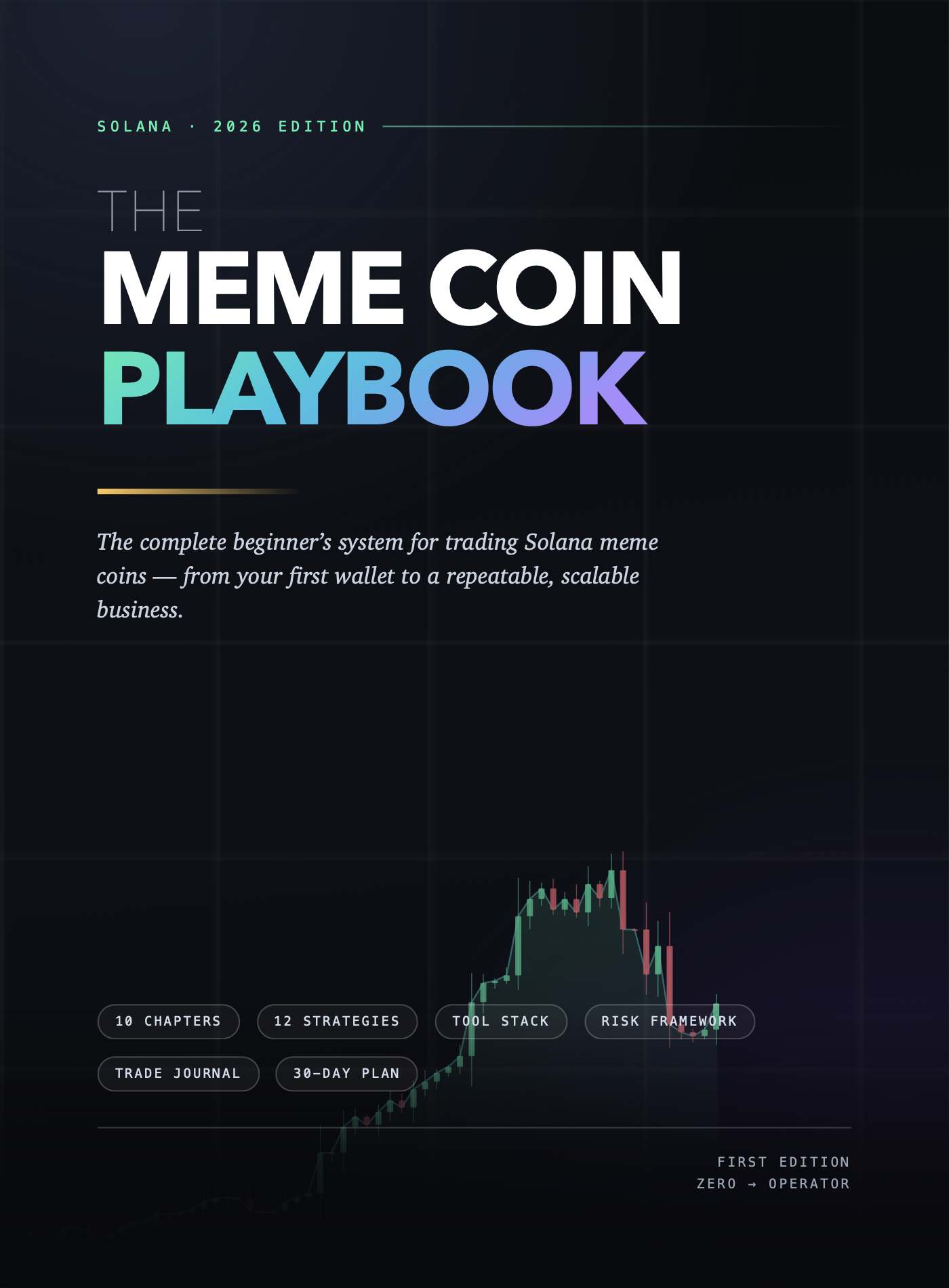 The Meme Coin Playbook — front cover